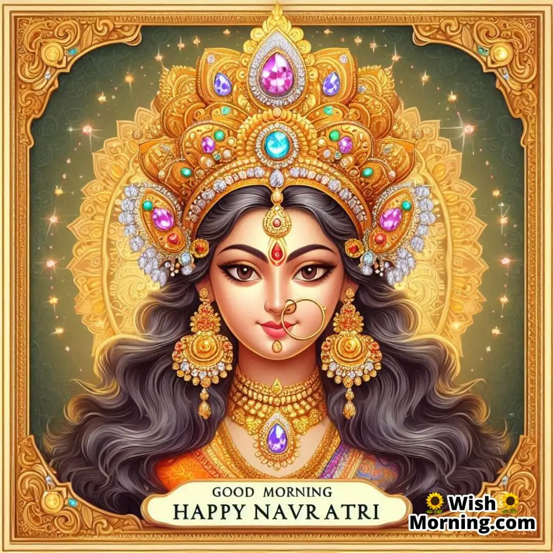 Good Morning Happy Navratri