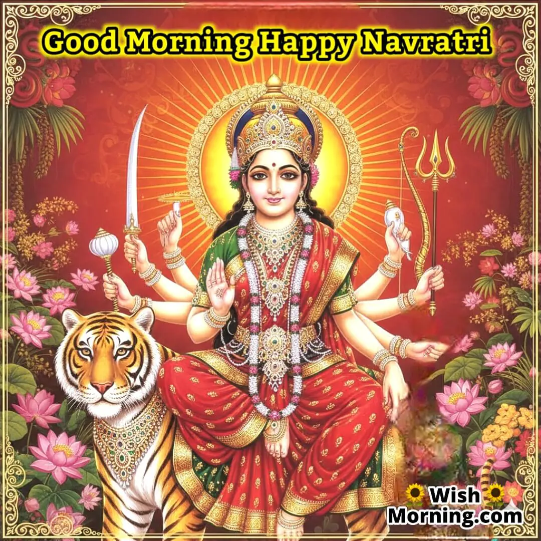 Happy Navratri Morning Pic