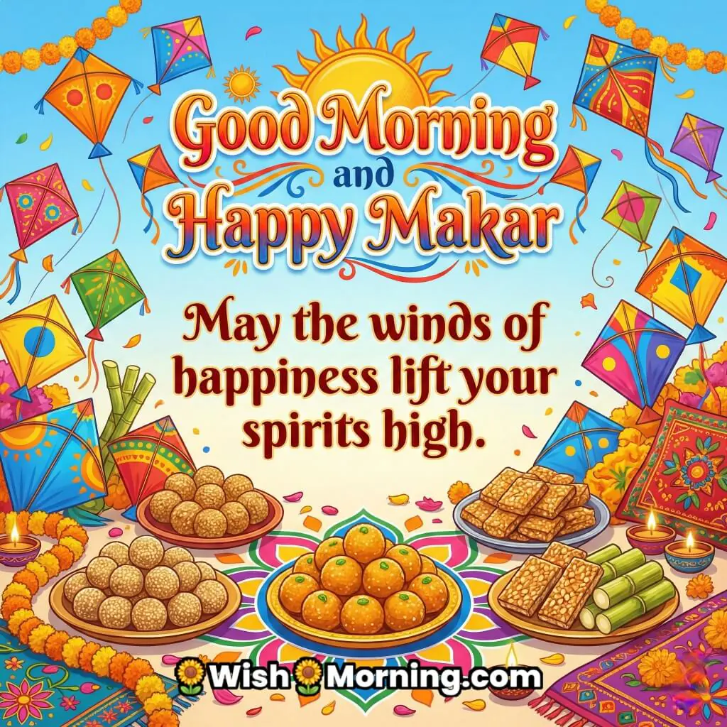 Good Morning Happy Makar Sankranti Greetings