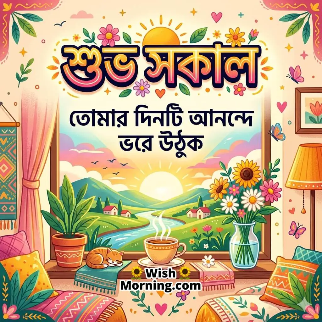 Bengali Good Morning Beautiful Day Wish