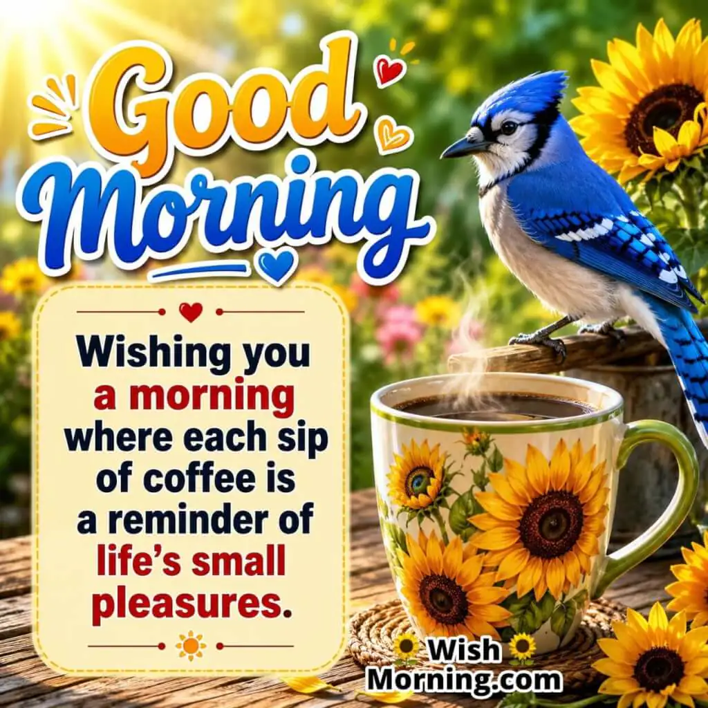 Good Morning Coffee Small Pleasures