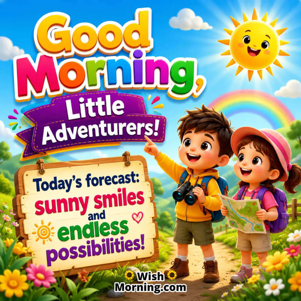 Good Morning Little Adventurers Picture