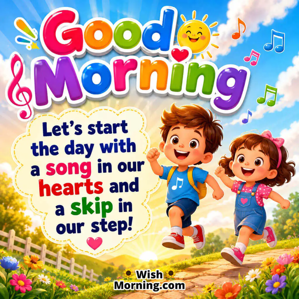 Good Morning Music Kids Quote